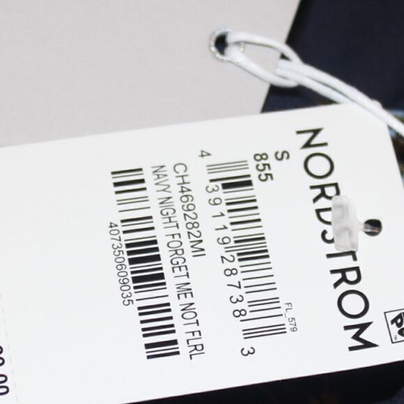 NWT Chelsea 28 Navy Nights Forget me Not Floral Dress Women Size Small - Picture 14 of 16